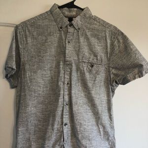 Denim & Flower Short Sleeve Dress Shirt